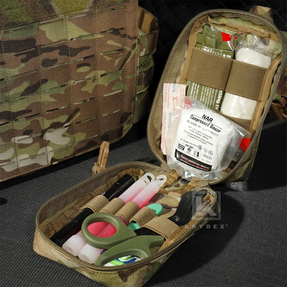 KRYDEX Bolsa médica táctica IFAK Rip Away emergencias trauma MOLLE - imagen 5