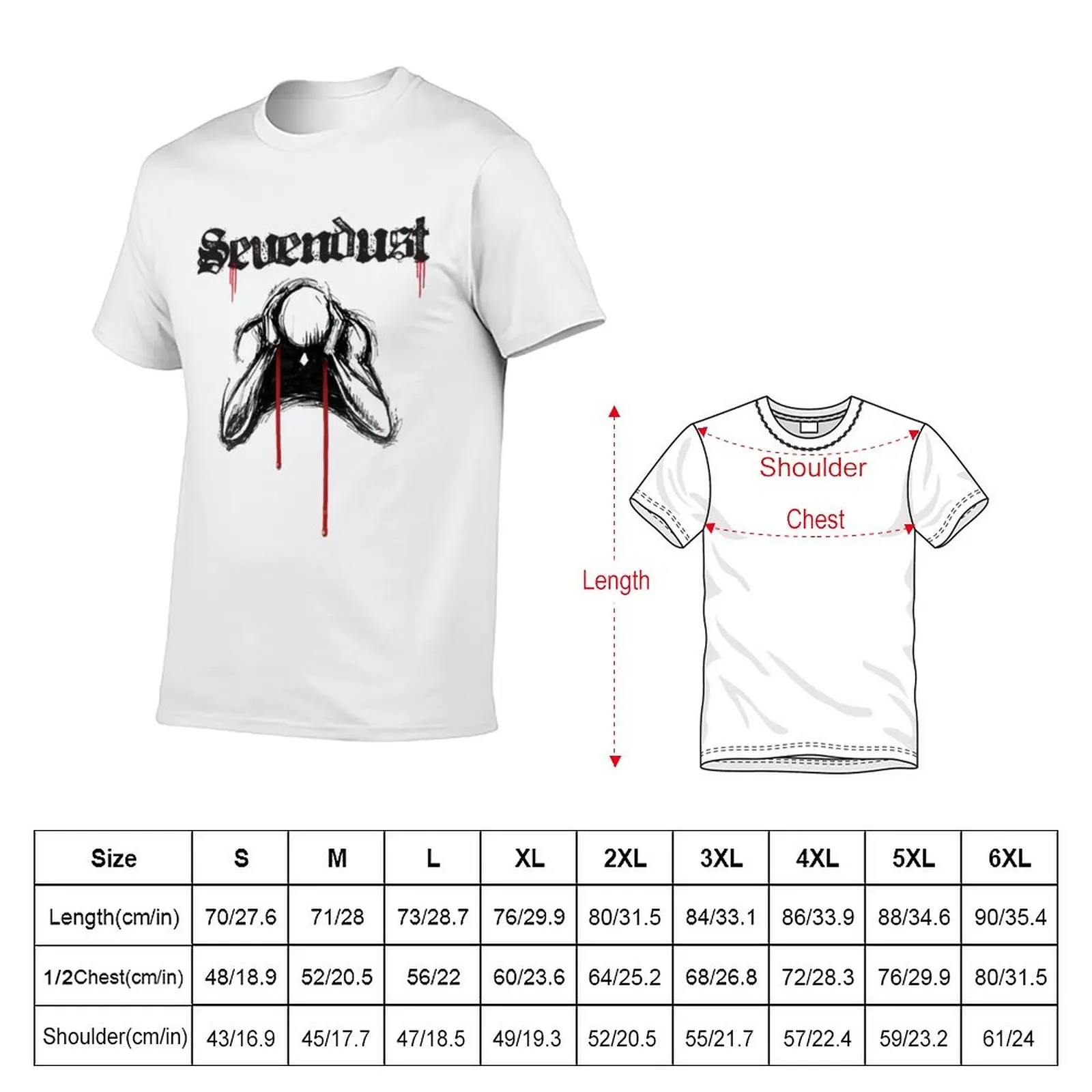 New SEVENDUST T-Shirt boys t shirts graphics t shirt men long sleeve t shirts