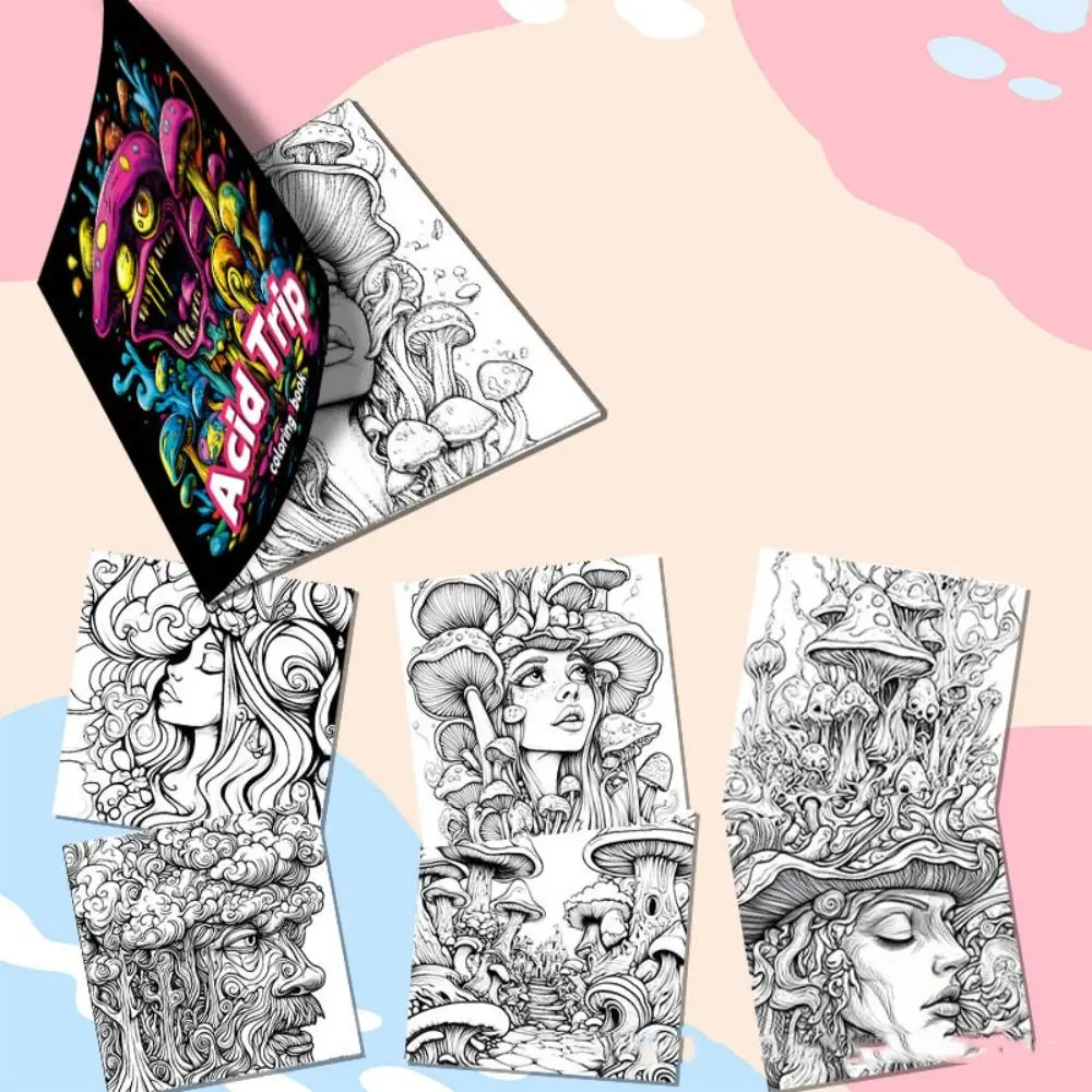 20 sheets Merry Christmas Paper Coloring Book Multi Theme Graffiti Doodles Book Castle butterfly Montessori Drawing Gift