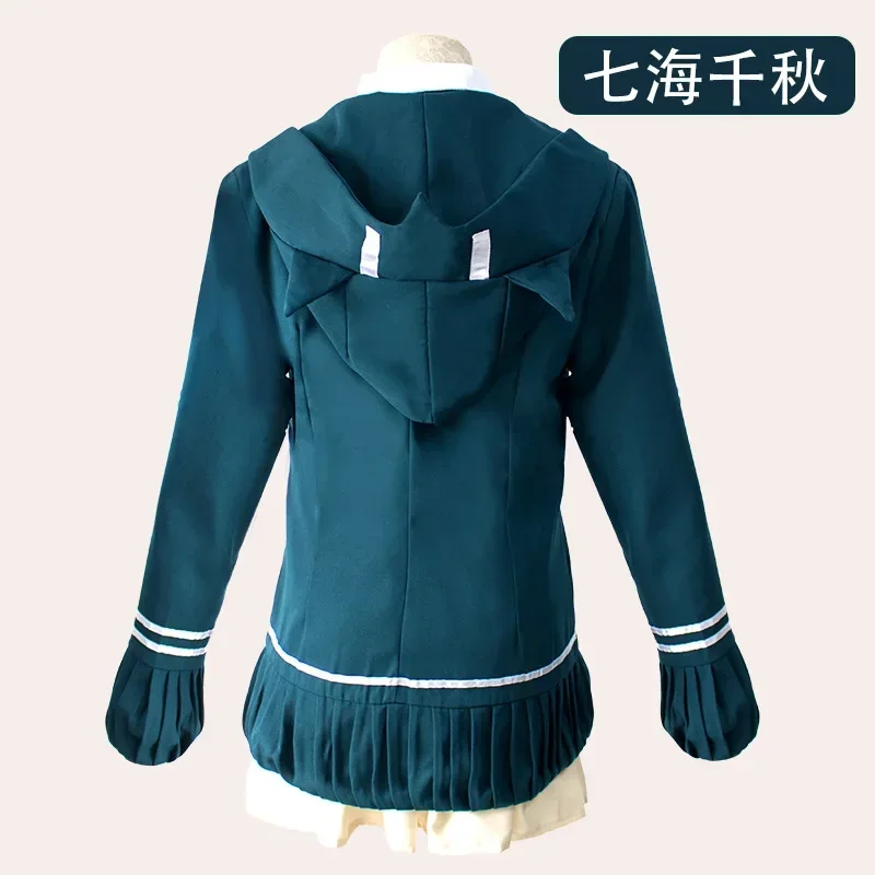 أزياء أنيمي Danganronpa2 التأثيرية النسائية Nanami ChiaKi زي المدرسة الثانوية نمط الزي للمناسبات التنكرية