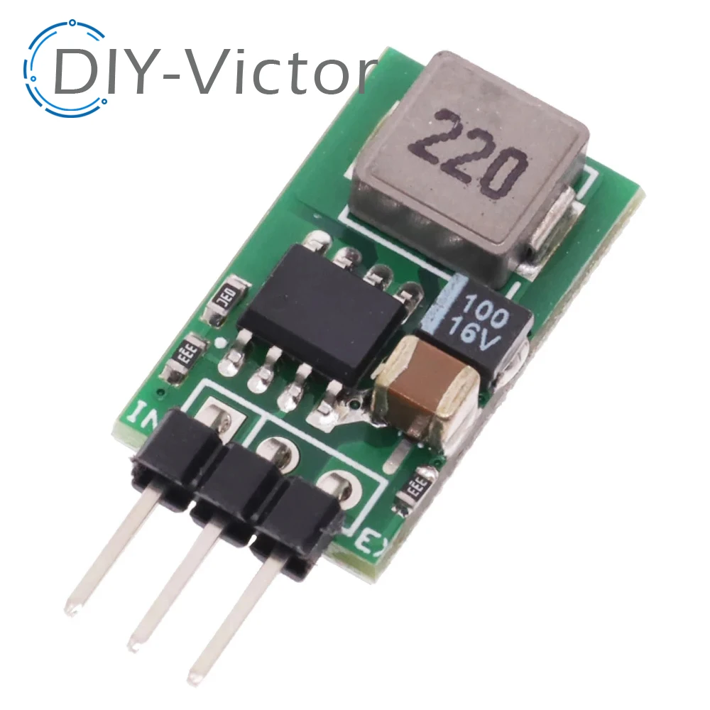 2Pcs DC-DC Step-down Buck Power Supply Module 5.5V-32V 5V 1A Synchronous Rectifier Converter Voltage Regulator Replace LM7805