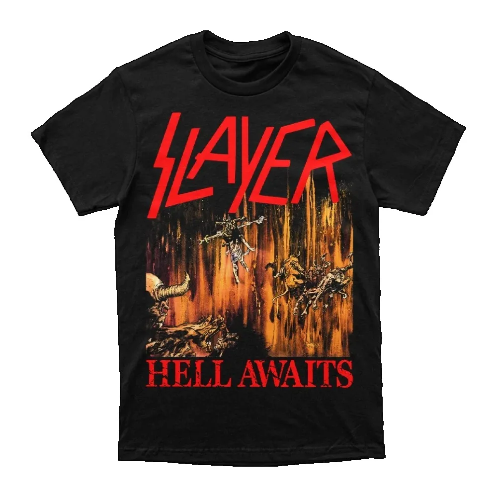 Heavy Metal Rock T-shirt Vintage Washed Y2K Aesthetic Unisex Oversized Short Sleeve Summer Cotton Retro Streetwear 2026 Hot Sale
