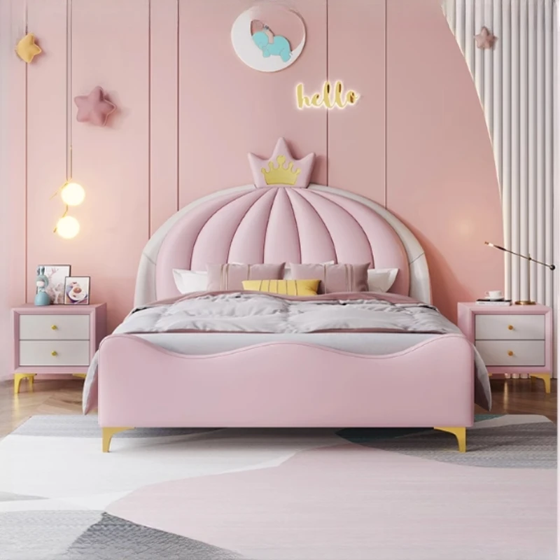 

Headboard Frame Double Bed Queen Full Size Twin Children Beds Double Bed Luxury Wooden Letto Matrimoniale Bedroom Furniture