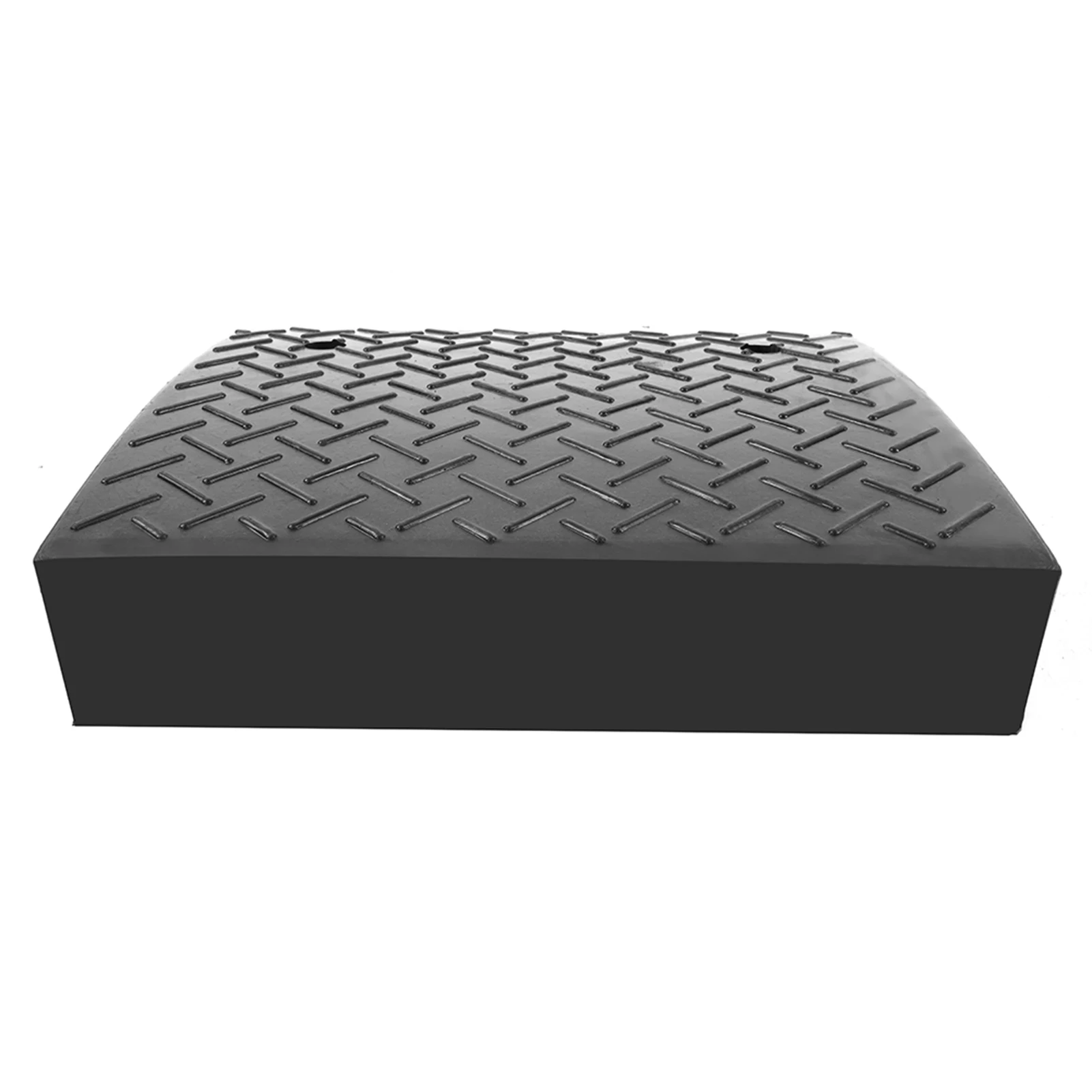 Car Rubber Ramp Rubber Curb Ramp Heavy Duty Rubber Curb Ramps for Car Vehicle Motorbike Wheelchair Threshold Ramp