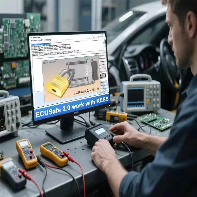 

ECU Safe 2.0 Hot Selling ECUSafe 2.0 ECU ECM 2.0 Diagnostic Tool CD DVD Software For Car and Trucks CD USB work with KESS