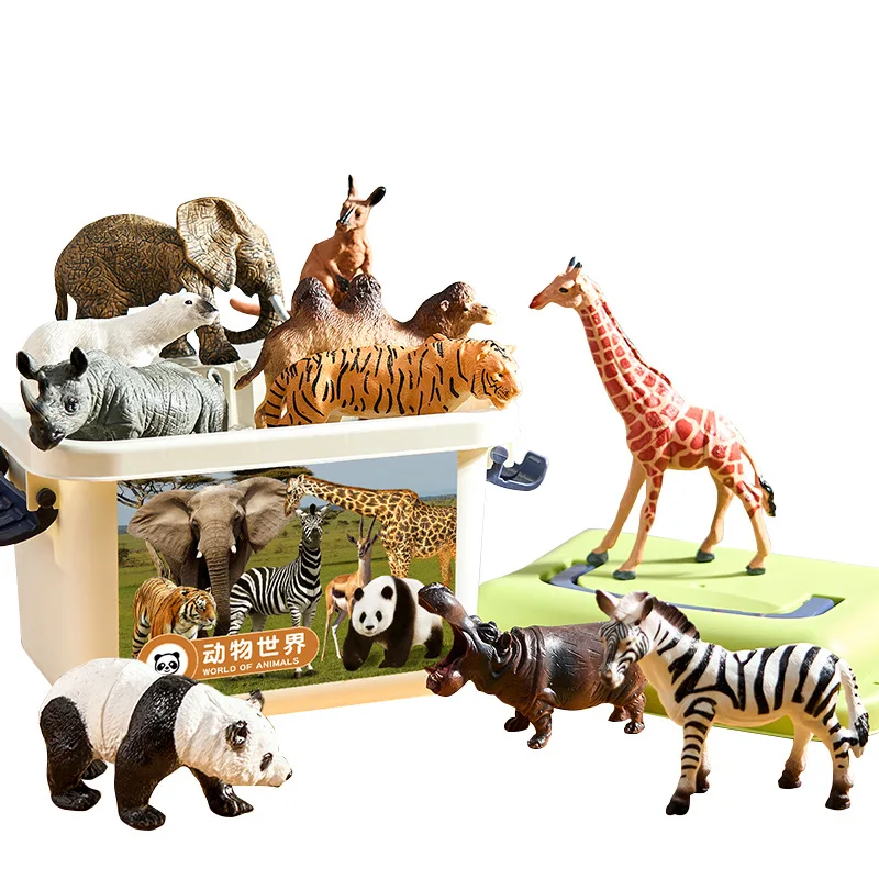 Dierensimulatiemodel voor kinderen Cognitie Vroegschoolse educatie Wildlife World Park Baby Farm Handgeschenken