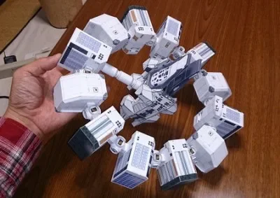 Interstellaire Cross Endurance - Fortitude 3D-bouwplaat DIY