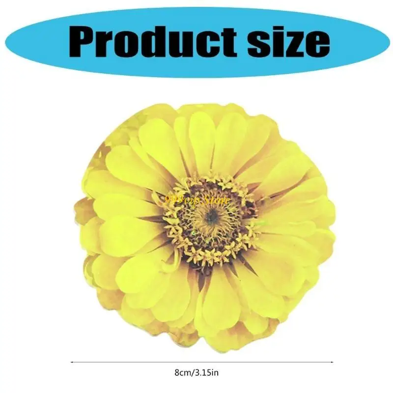 C90C 25 Sheets Auto-Adhesive Notes Pad Flowers Notes Pad Removable