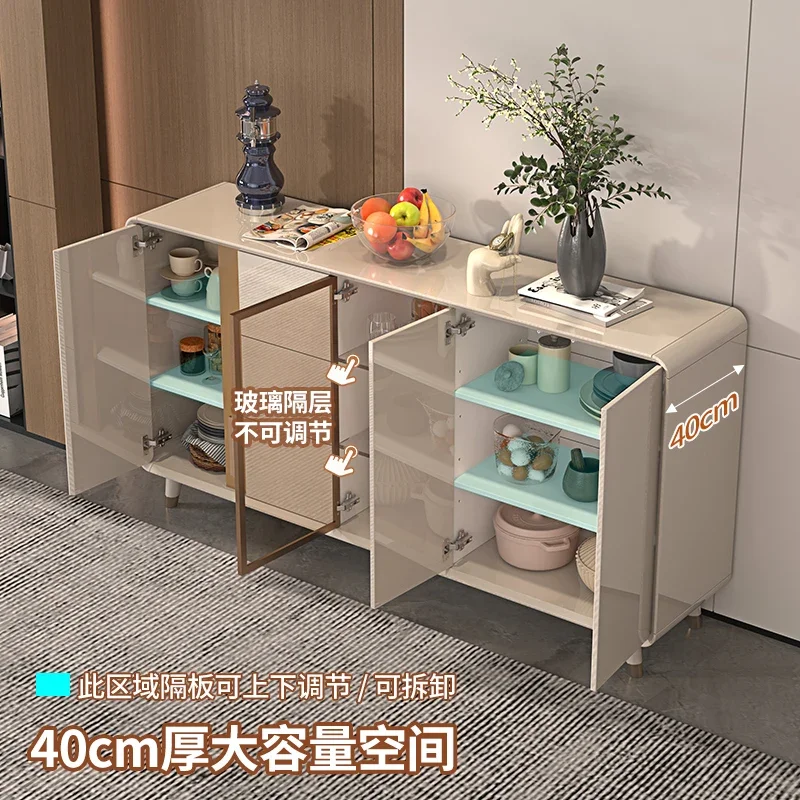 Light luxury dining side cabinet modern simple living room