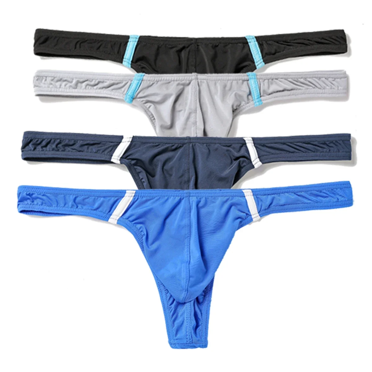 

1/4PCS Men Underwear T-Back G-String Briefs Sexy Breathable Underpants Tangas Thong Lingerie Breathless Thong Gay Sexy Underwear