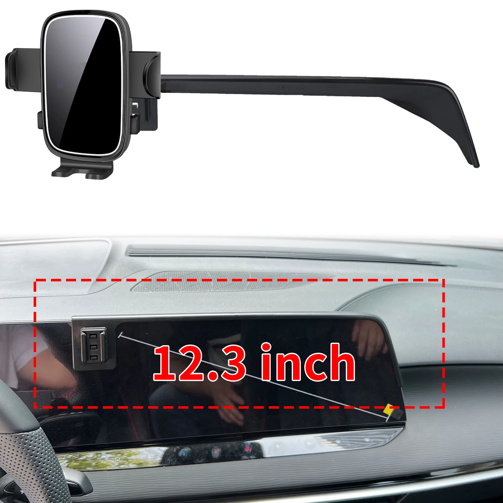 

fit for MG7 MG 7 2022 2023 12.3 inch Custom Fit Phone Holder Mount Dashboard Screen Base No Drill Car​​ accessoires