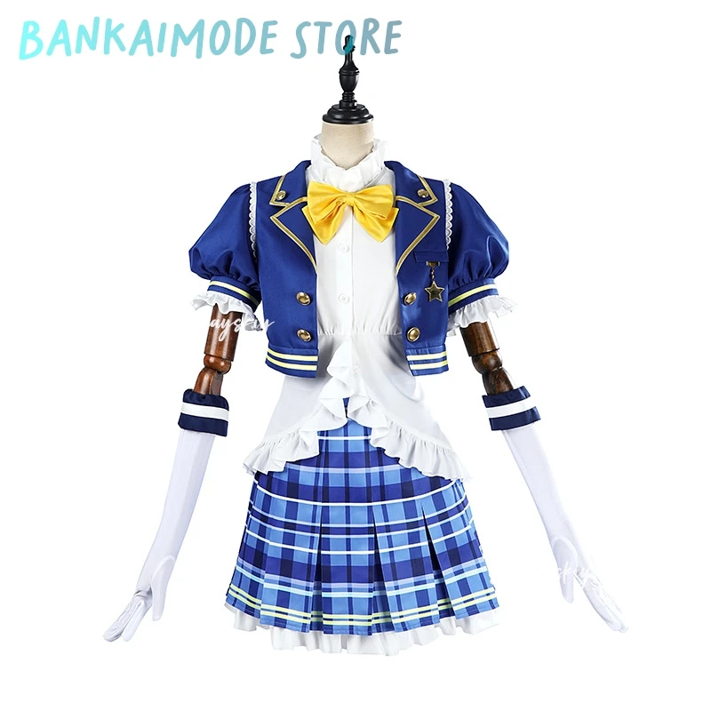 Traje de Anime Lovelive Cos Aqours, traje para cantar, traje de actuación de Cosplay del despertar de la Marina, disfraz de Carnaval de Halloween para mujer