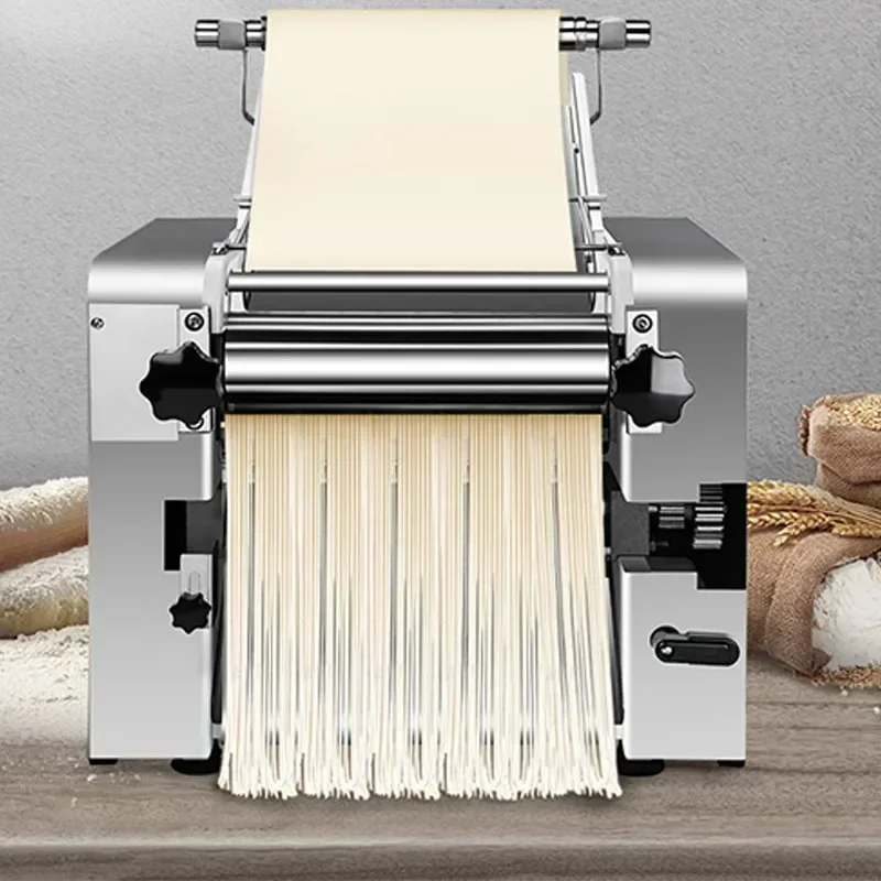 Gran oferta, máquina de prensado de fideos, amasadora de escritorio comercial, corte, máquina automática de fideos todo en uno, máquina eléctrica para dumplings