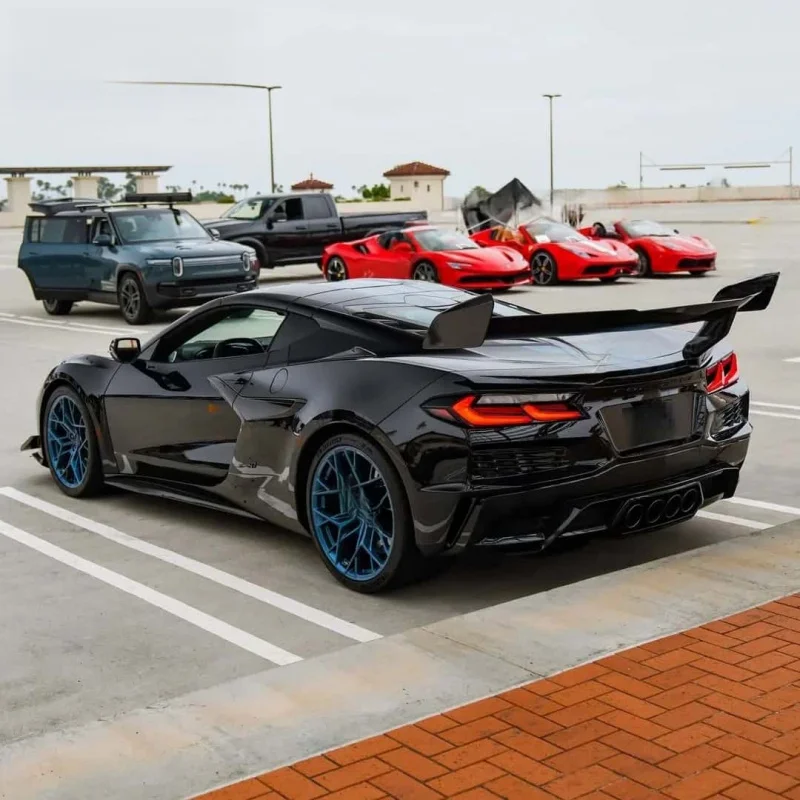 High Quality Dry Carbon Fiber Rear Wing Spoiler Sport Style Auto Body Kit Rear Spoiler Sports Coupe
