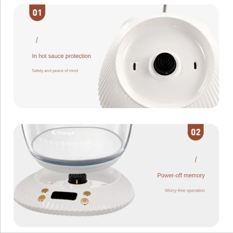 220V Health Pot Electric Stew Pot Household Porridge Artifact Ceramic Soup Bird's Nest Stew Pot Cuisine Intelligente