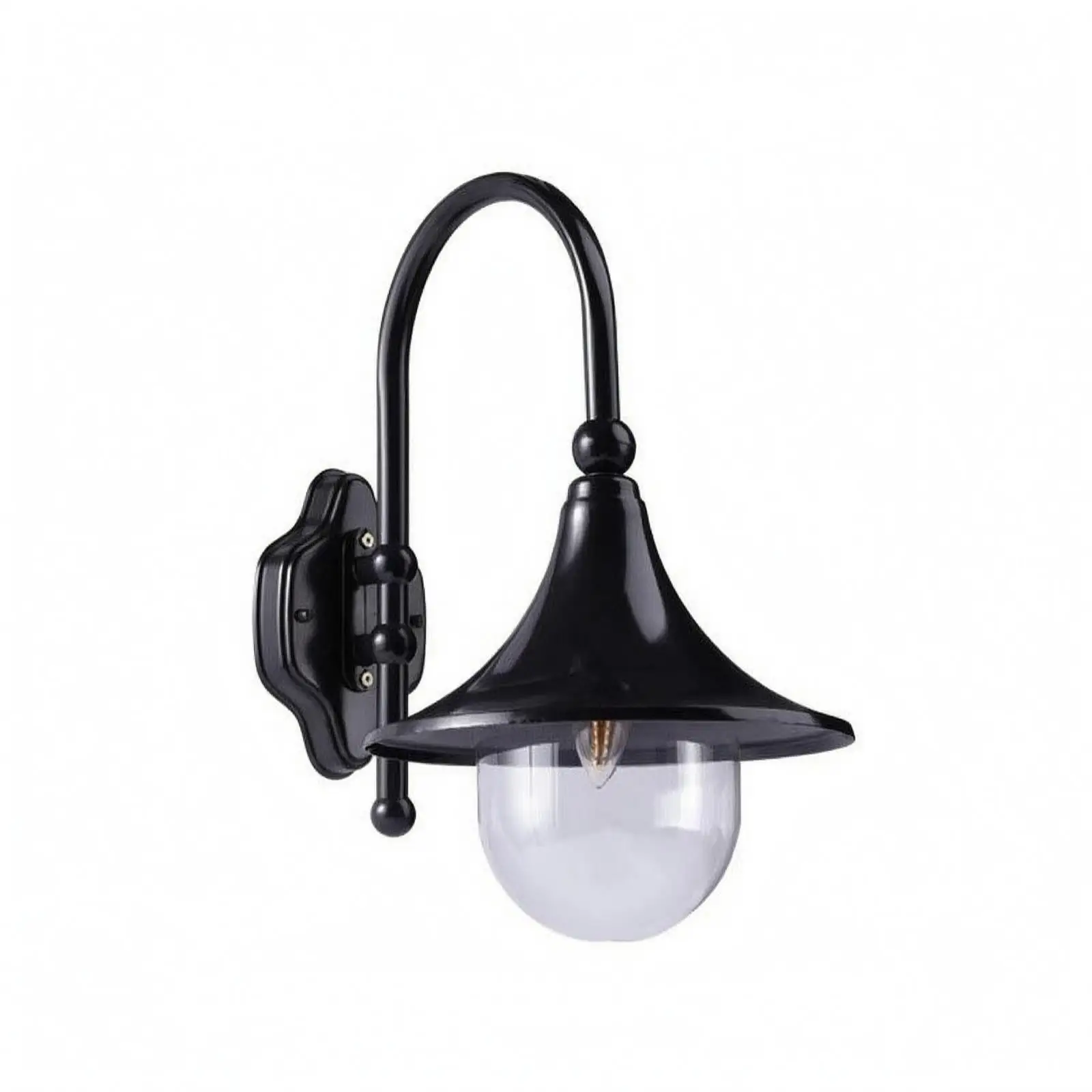 lampada-da-parete-a-collo-d'oca-con-paralume-a-campana-in-alluminio-pressofuso-stile-rustico-per-ingresso-cortile-balcone