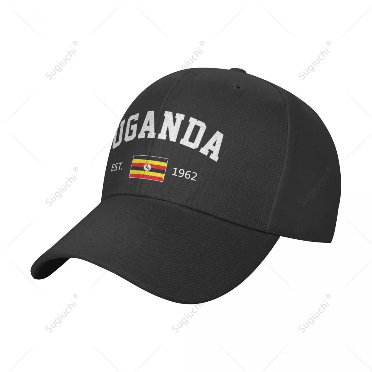 

Бейсбольная кепка унисекс Uganda EST.1962, регулируемая, с козырьком, для защиты от солнца, для мужчин и женщин, на День независимости Уганды