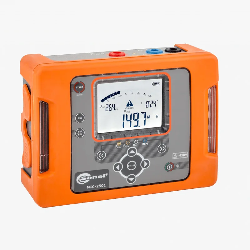 Mic-2501 Insulation Resistance Tester Electronic Measuring Instrument Imported 5W Resolution 0.1 1 Year Warranty