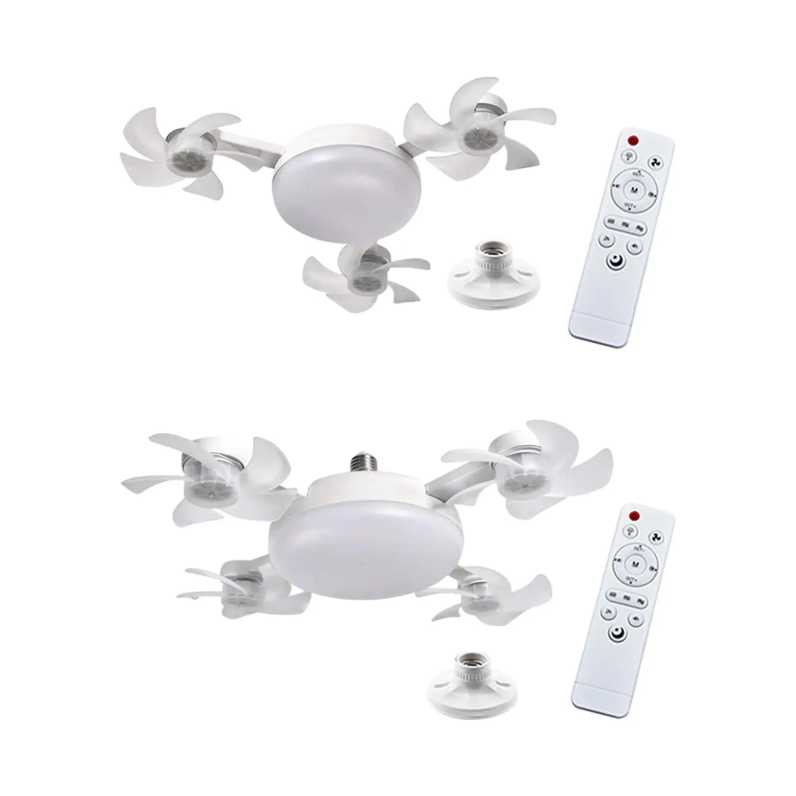 

Ceiling Fan with Light and Remote Control 3000K/4000K/6500K Adjustable Wind Fixture for Home Living Room Bedroom Kitchen Indoor