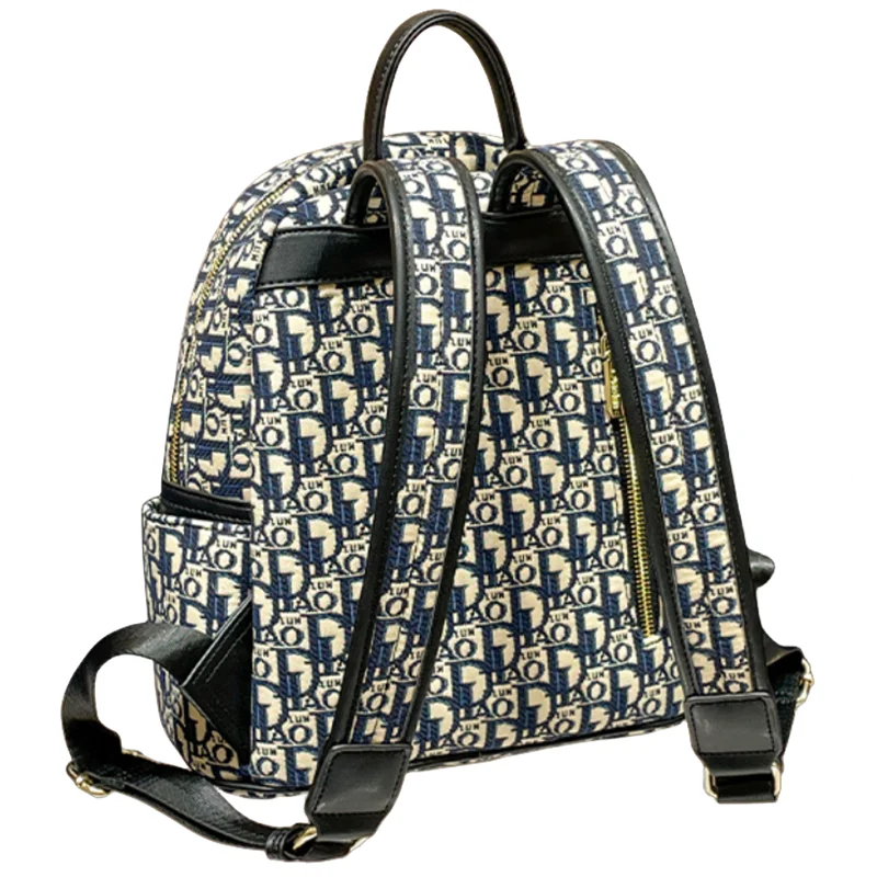 Mochilas de viagem em couro macio feminino, bolsa de ombro simples e leve, versão coreana, luxo, nova, 2024