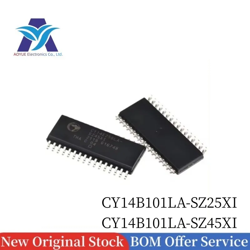 New Original IN STOCK CY14B101LA-SZ25XI CY14B101LA-SZ45XI SOIC-32 25ns Static RAM NVSRAM