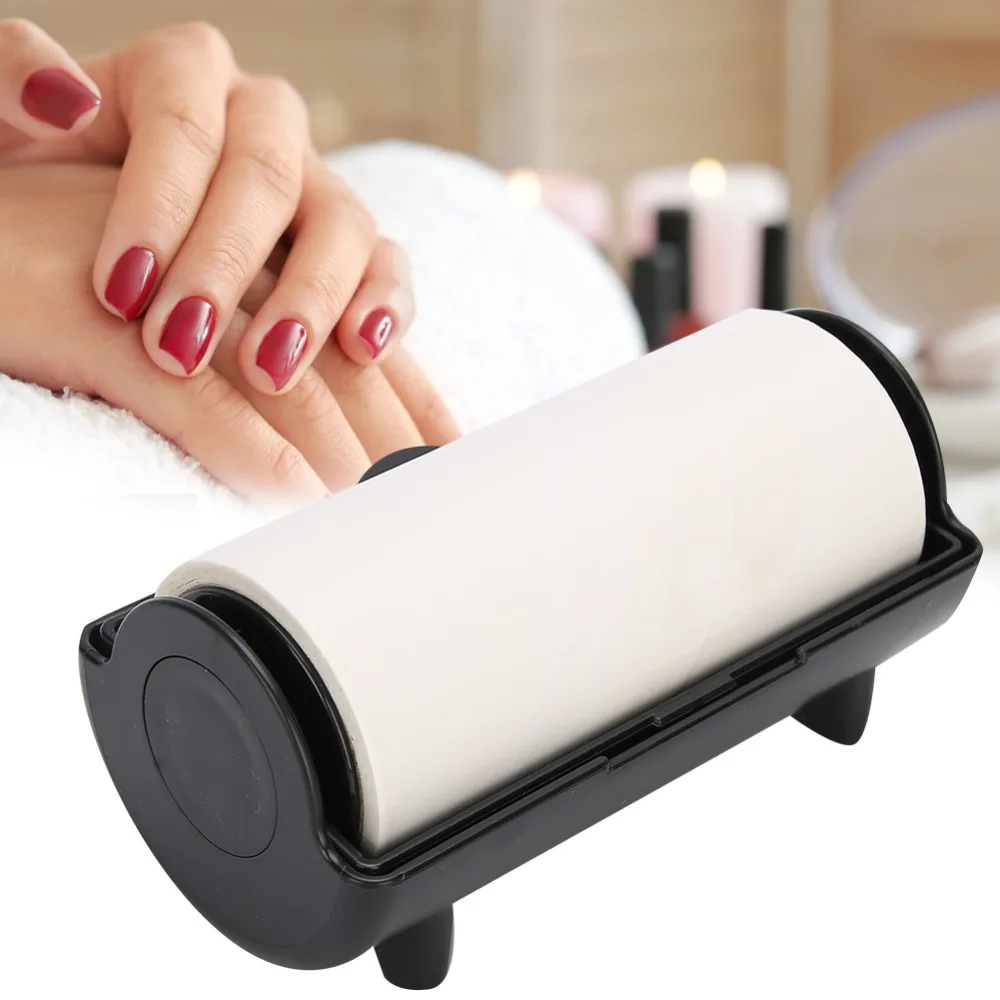 Black Nail Art Stamper Oil Absorbing Tool With Case Oil-Absorbing Stamping Gel Removal Sheet Nail Stamper Cleaner Sheet