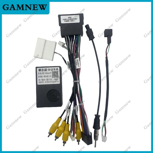Imagen 2 del producto Adaptador de arnés de cableado de 16 pines para coche, decodificador de caja Canbus, Cable de alimentación de Radio Android para Changan Chana CS35/CS55/CS75/CS15