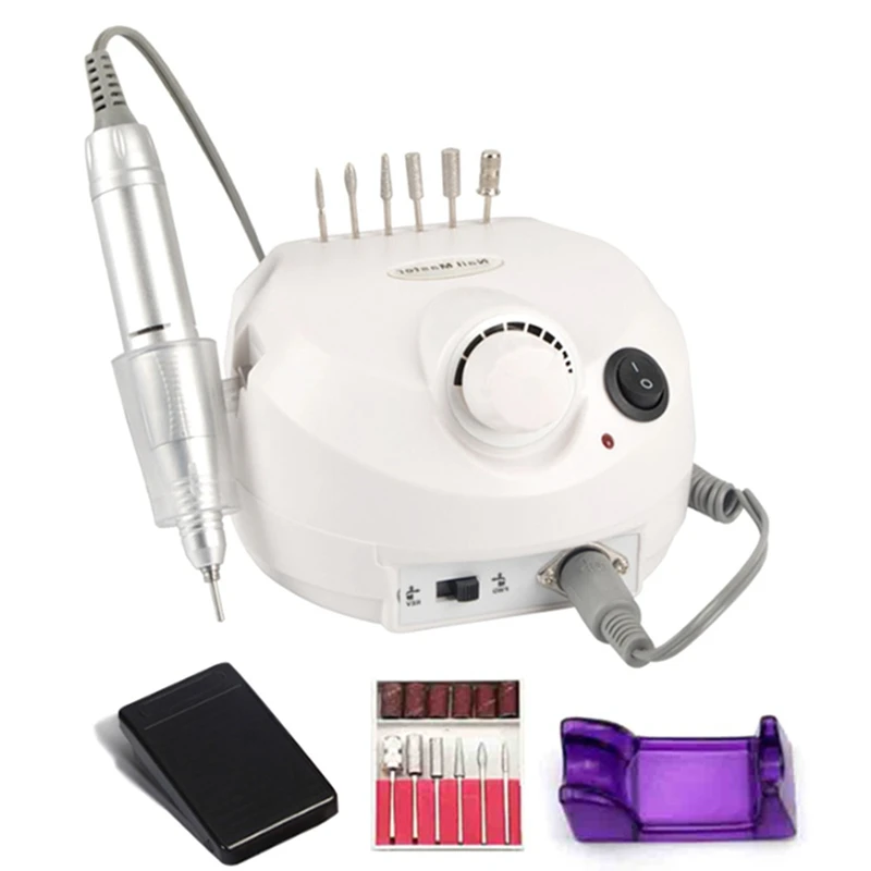 B-M Nail Polishing All Machine For Manicure Pedicure Kit Electric Nail File -EU Plug