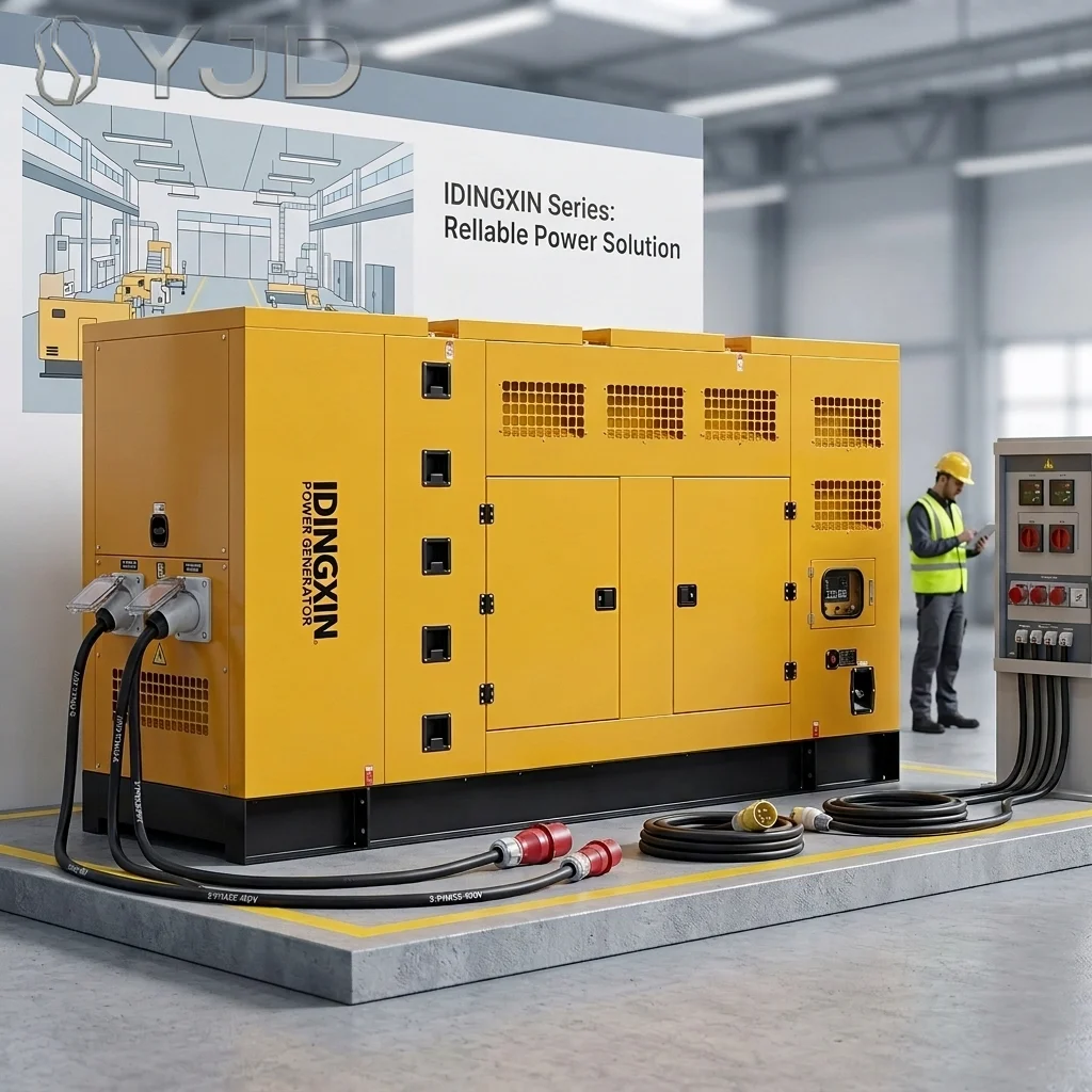 Heavy Duty 500kVA 1000kVA Industrial Diesel Generator Set 3 Phase Water Cooled Emergency Power Station for Mining