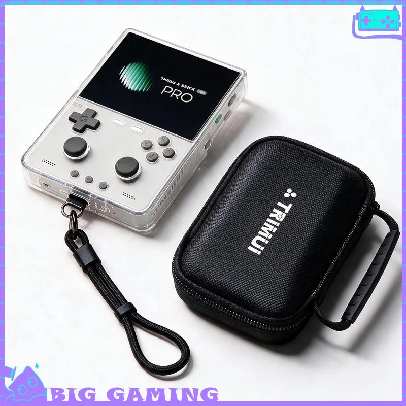 For TRIMUI BRICK PRO Vertical Retro Handheld Game Console IPSDual Hall Joysticks Alps Buttons Pocket Retro Classic Game Gifts