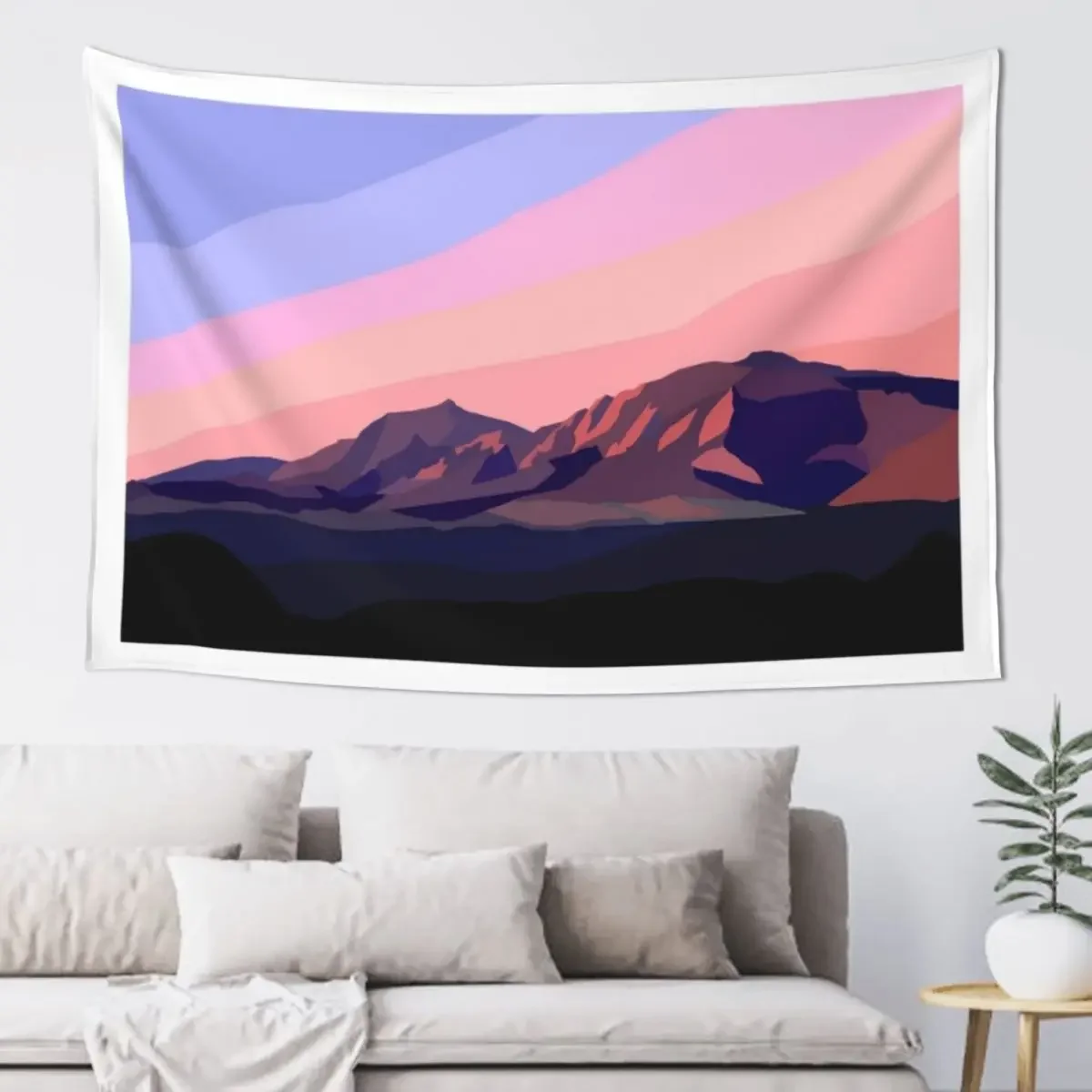 Flatirons: Boulder, CO Tapestry Room Aesthetic Decor Wall Decor Hanging Tapestry