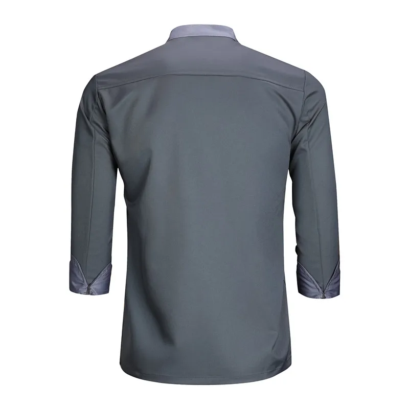 Keuken Chef-kok Jassen Mannen Wit Uniform Lange Mouw Chef-kok Jas Schort Werkkleding Catering Restaurant Food Service Pizza Ober