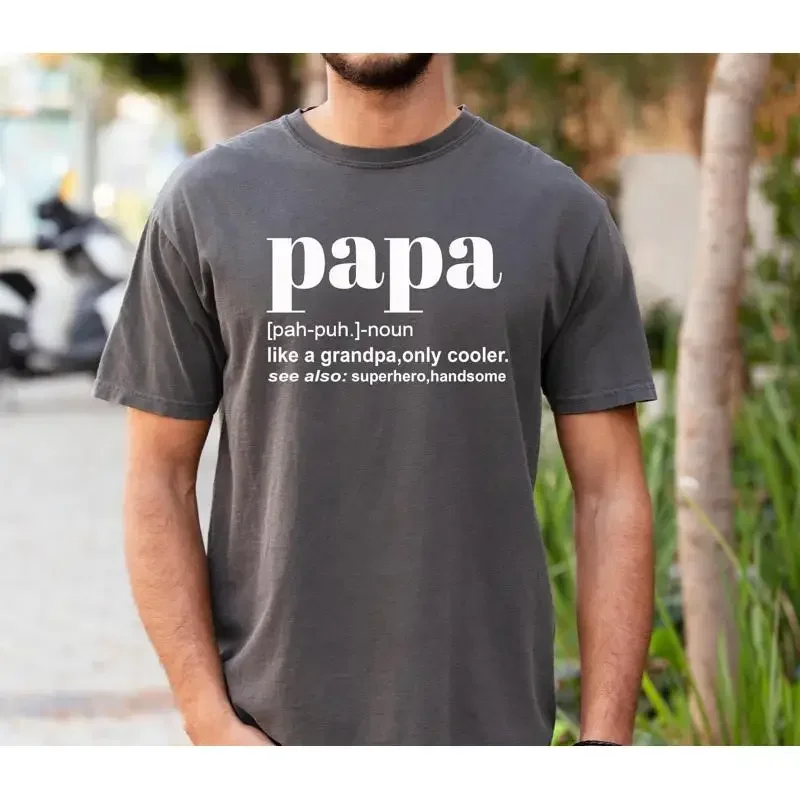 Papa Pah Puh Noun T-Shirt Definition Vater Vatertag Lustiges Leben für Väter