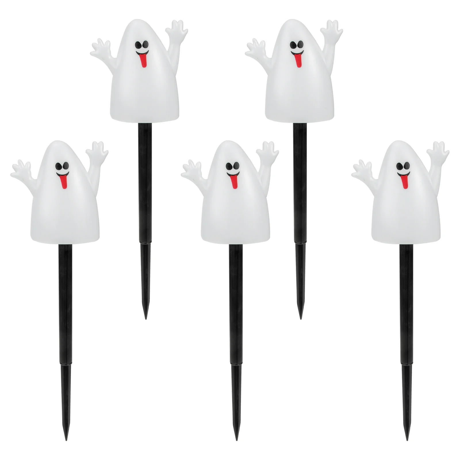 Halloween Ghost Stakes Light Accessories Yard Decorations Ground Plug Outdoor Patio Lights