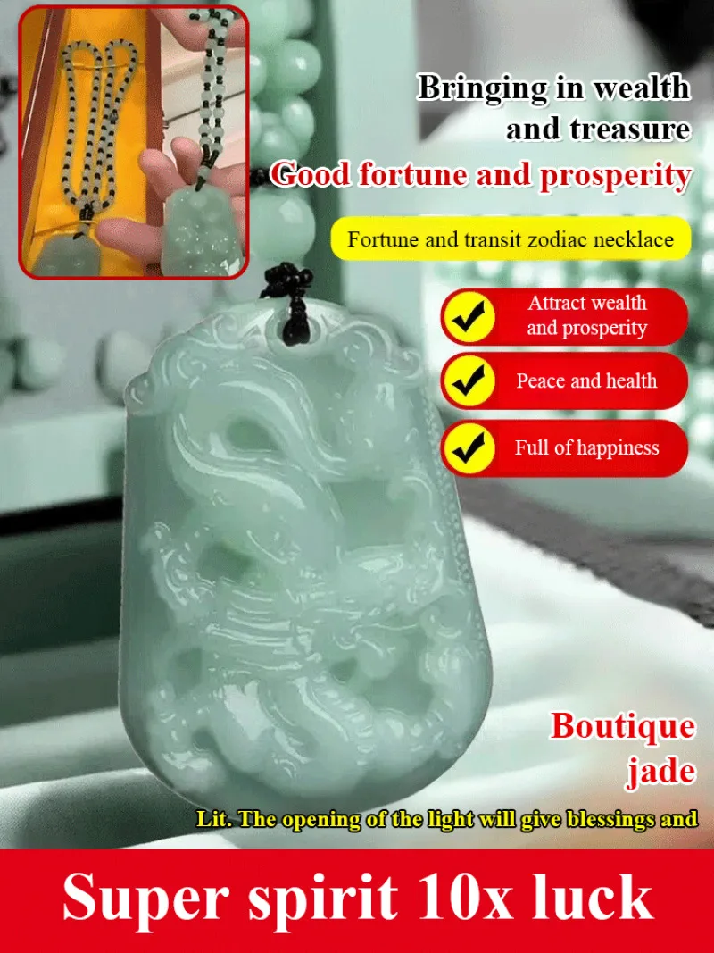 قلادة لاكي فورتشن زودياك 12 قلادة الثروة الصينية زودياك قلادة ساحرة محظوظة لسنة زودياك الشخصية للحظ