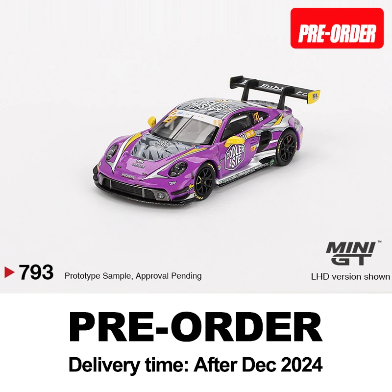 *Pre-order* MINIGT 1:64 GT3 911 R #27 HubAuto Racing 2023 Alloy car Model 793