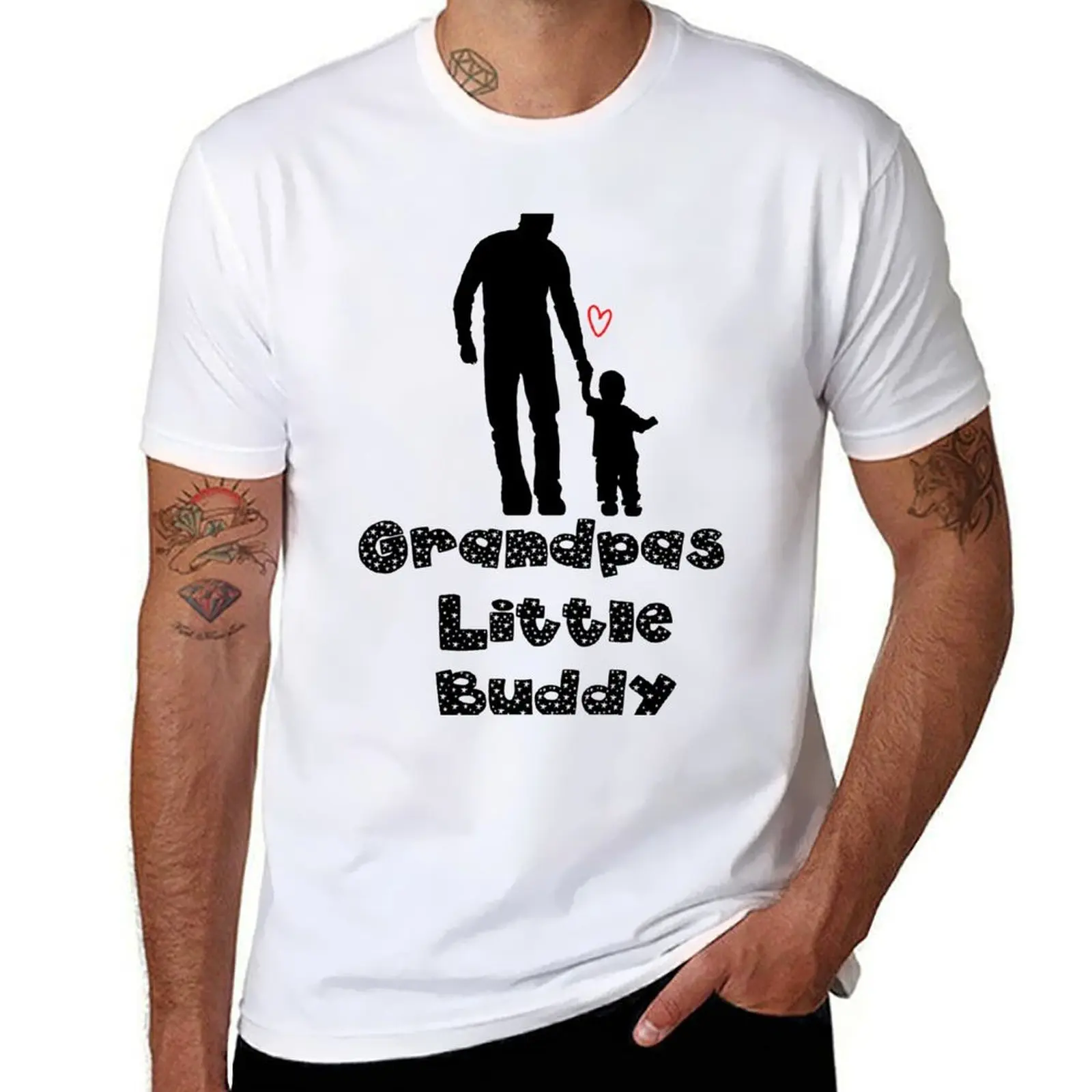 

Grandpas Little Buddy for Kids T-Shirt anime t shirts oversize man t shirt luxury T-Shirt