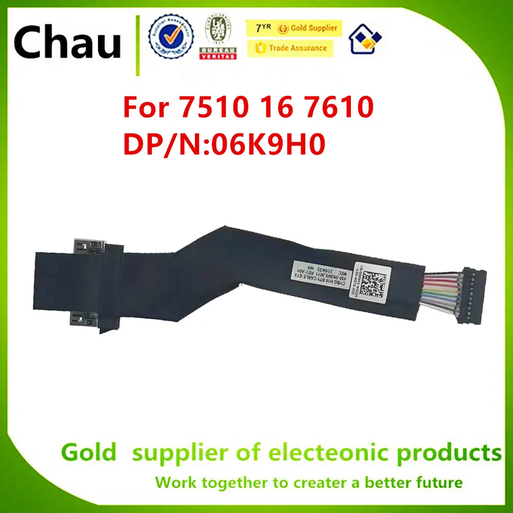 

New For Dell Inspiron 15 7510 16 7610 Battery Cable Connector 6K9H0 06K9H0