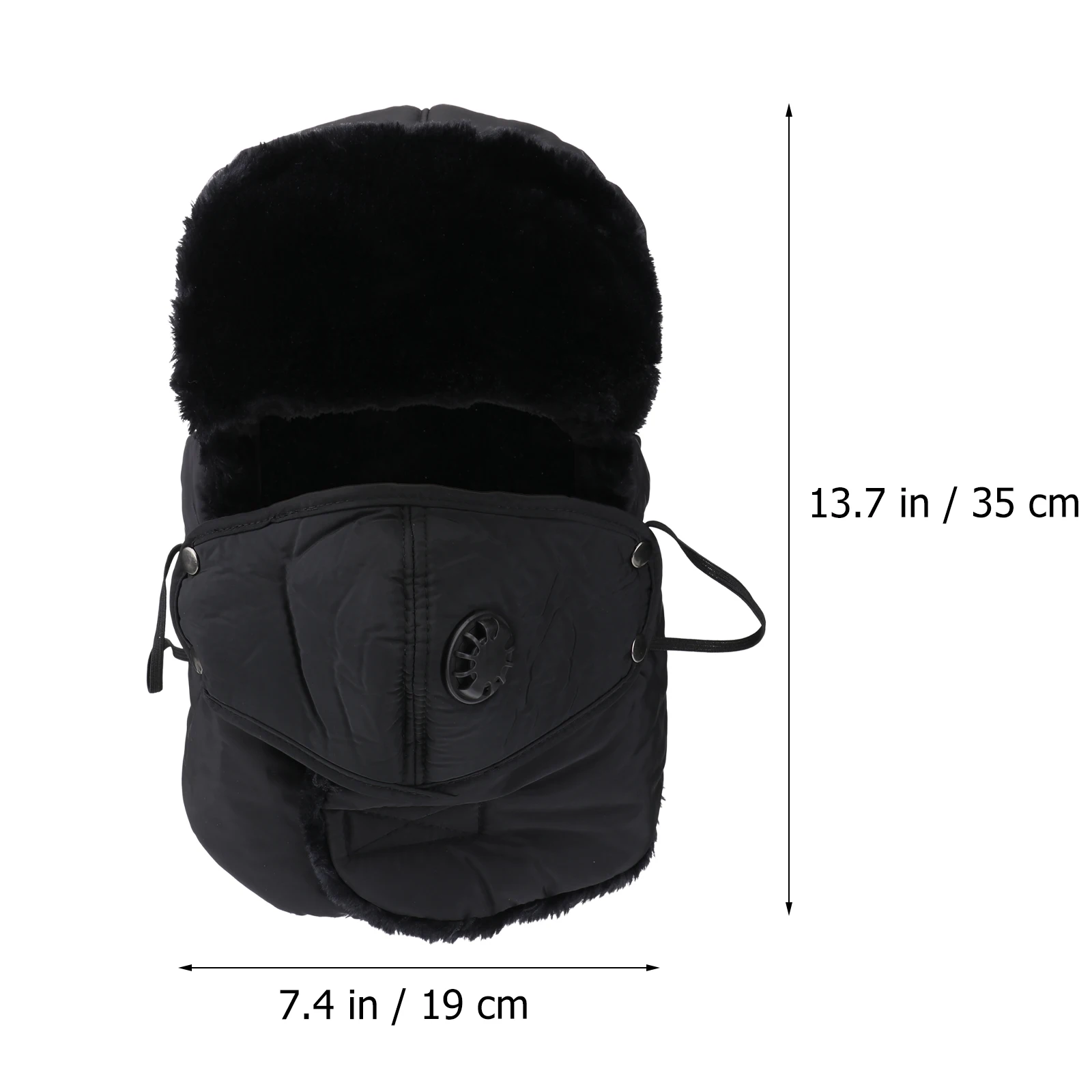 

Warm Winter Hats Thick Earflap Cap Windproof Men Women Ideal Skiing Snowboarding Hiking Camping Outdoor Activities Gift