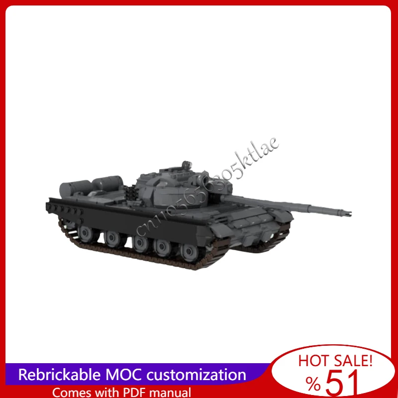 

623 Запчасти, новая система защиты T 62M1, модель танков MOC, строительные блоки, кирпичи, креативные игрушки для сборки «сделай сам», детские праздничные подарки