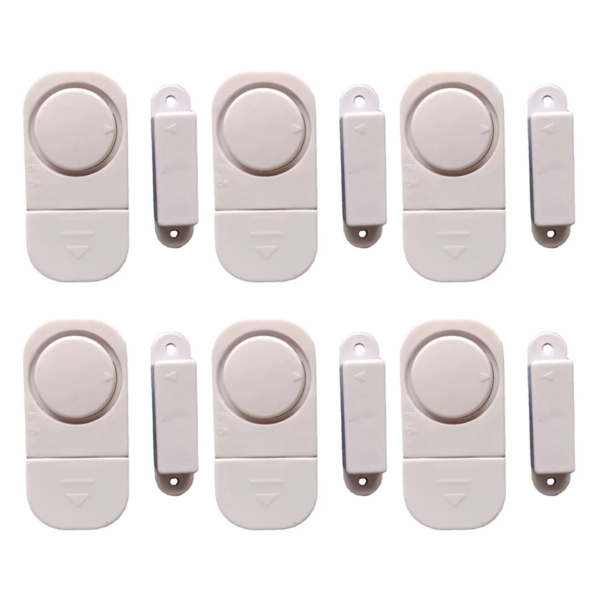 6Sets/Pack Wireless Anti Theft Apartment Burglar Alert Door Alarm Window for Home Security DIY Magnetic Sensor HOT