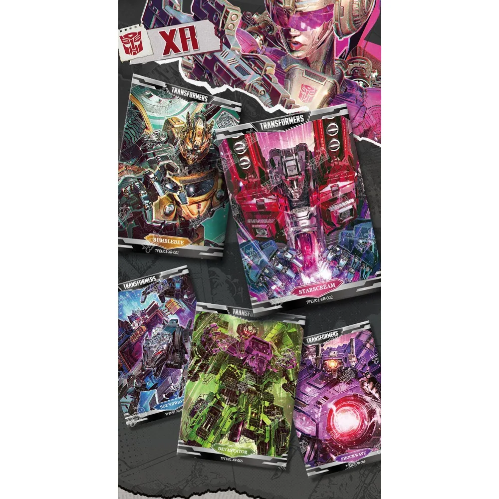 KAYOU Carte da collezione originali Transformers Animazione Protagonista di fumetti Regali di carte fantastiche in edizione limitata creativa e squisita