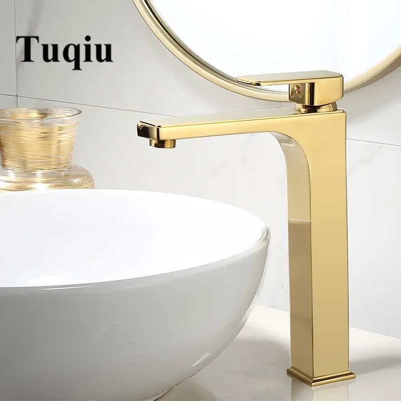 

Basin Faucet Gold Bathroom Faucet Single handle Basin Mixer Tap Brass Lavotry Mixer Bathroom Sink Faucet Brass Sink Water Crane