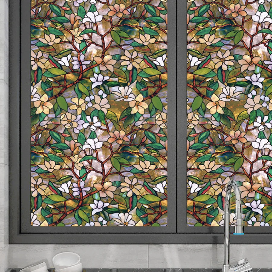 3D-Fenster-Sichtschutzfolie, Fensterfolienaufkleber, nicht klebender statischer Glasaufkleber, Sonnenschutz, UV-Schutz, Wärmeisolierung