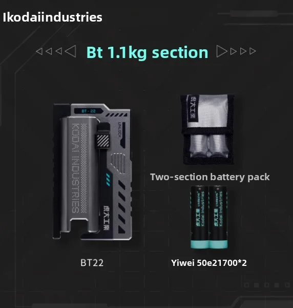 NONE Huda BT-22 Power Bank – Hochleistungs-21700-Akku für Apple/Xiaomi/Huawei, Schnellladung, Lm8 mit Taschenlampenmodul 9