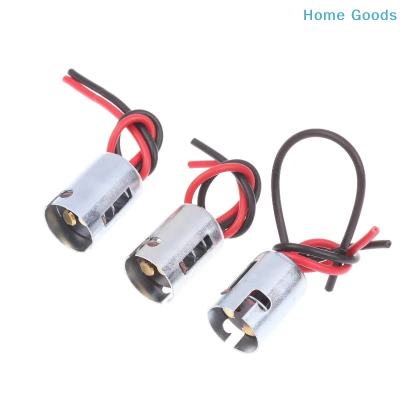 Lot de 4 adaptateurs de douille pour ampoules LED BA15D pour feux stop et clignotants de voiture, accessoires de bricolage