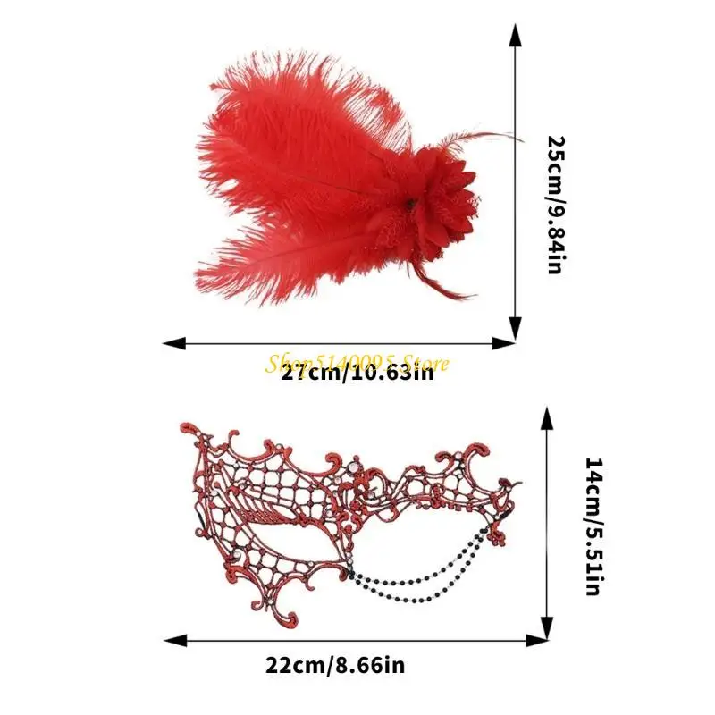 DXAE Máscara disfraces encaje con diamantes imitación, máscara veneciana para mujeres, Halloween, Navidad, media
