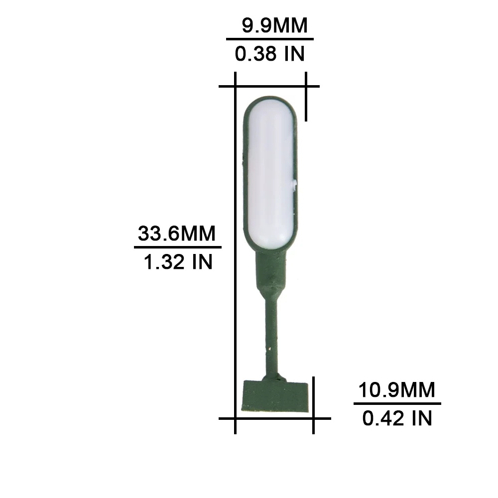 3pcs Diy Model Making HO 1:87 3V Led Miniature Luminous Wall Lamp Railway Train Lights Model Railroads Building Layout Diorama