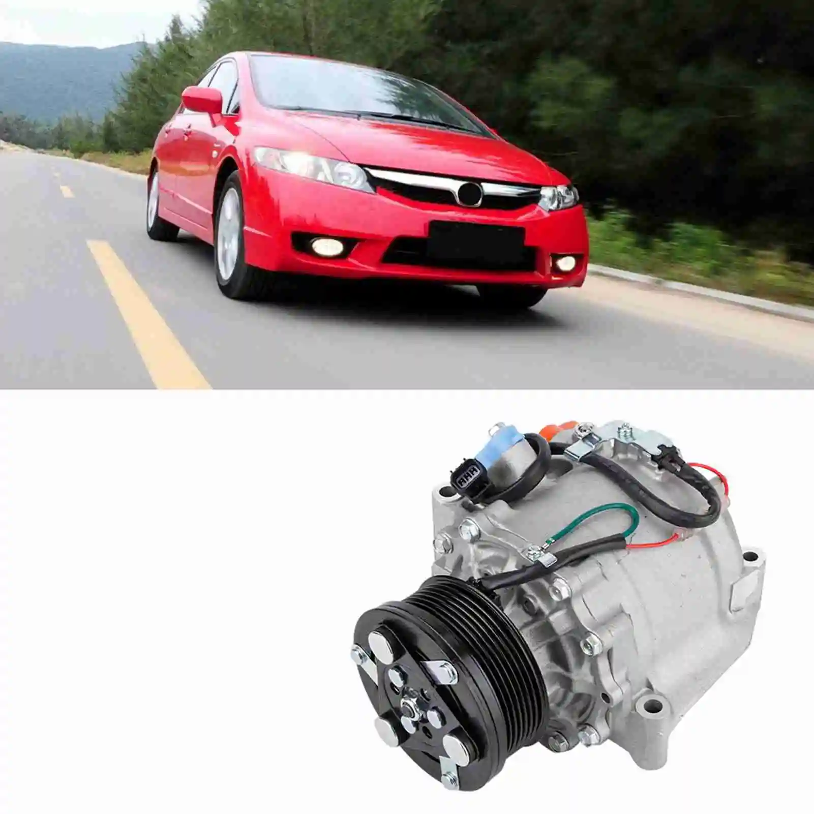 

Air Conditioning A/C Compressor for 1.8L 2006 2007 2008 2009 2010 38810-RNA-A01 A/C Compressor for