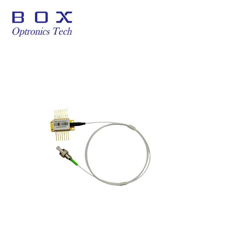 520nm FP Butterfly Laser Diode 30mW 14pin TEC Thermistor SM PM Fiber FC APC Connector